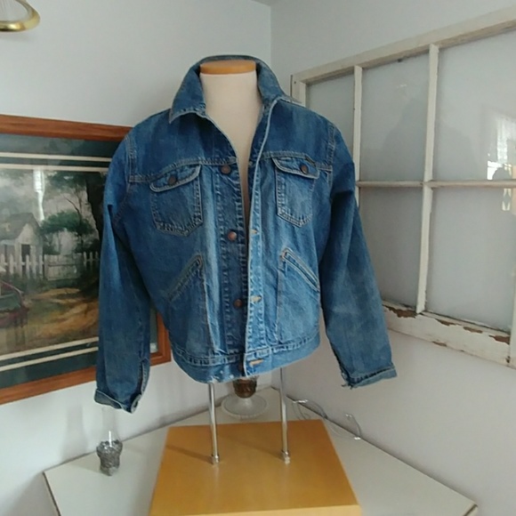 Vintage GAP denim truckers jacket large - Picture 2 of 8